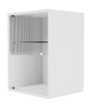 Montana Ripple Bathroom Cabinet, New White