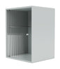 Montana Ripple Bathroom Cabinet, Oyster Grey