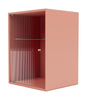 Montana Ripple Bathroom Cabinet, Rhubarb Red