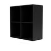 Montana Show Bookcase With Suspension Rail, Black