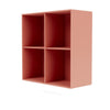 Montana Show Bookcase With Suspension Rail, Rhubarb Red