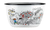 Muurla Pippi Longstocking Enamel Bowl