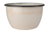 Muurla Vappu Kitchen Enamel Bowl, Beige