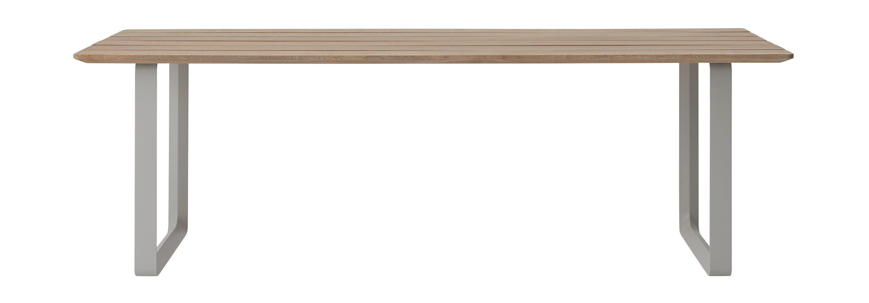 Muuto 70/70 BUITEN TAFEL, SAPELE MAHOYANY/GREY