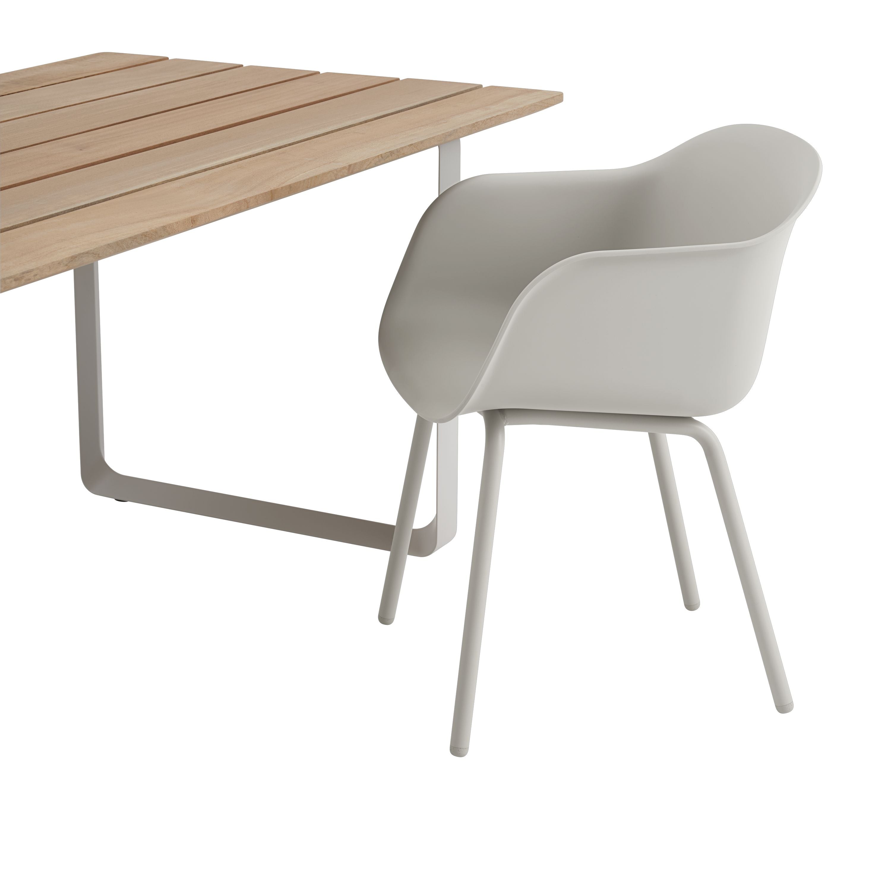 Muuto 70/70 BUITEN TAFEL, SAPELE MAHOYANY/GREY