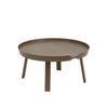 Muuto Around Coffee Table ø 72 Cm, Dark Brown Stained