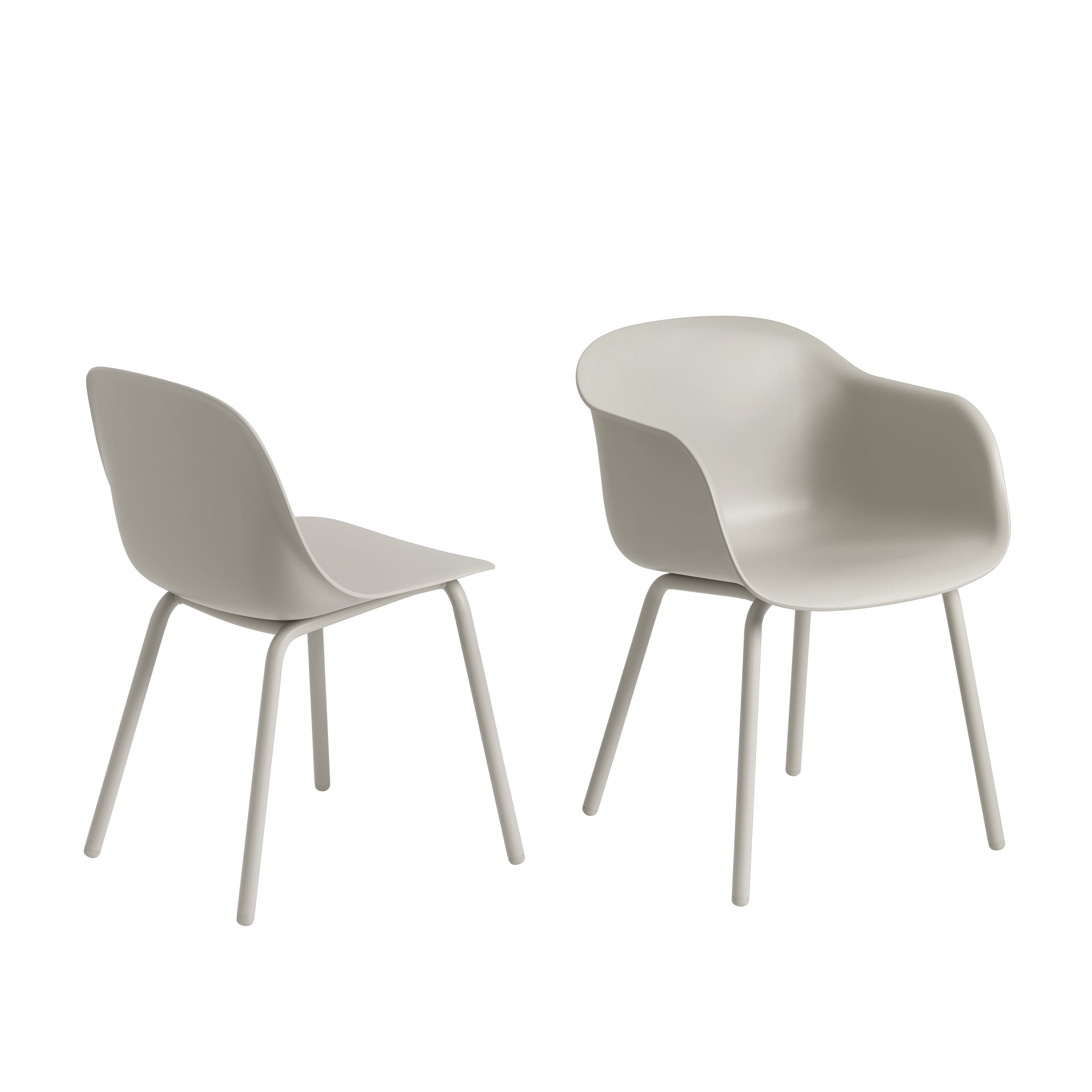 Muuto Vezel buiten fauteuil, grijs