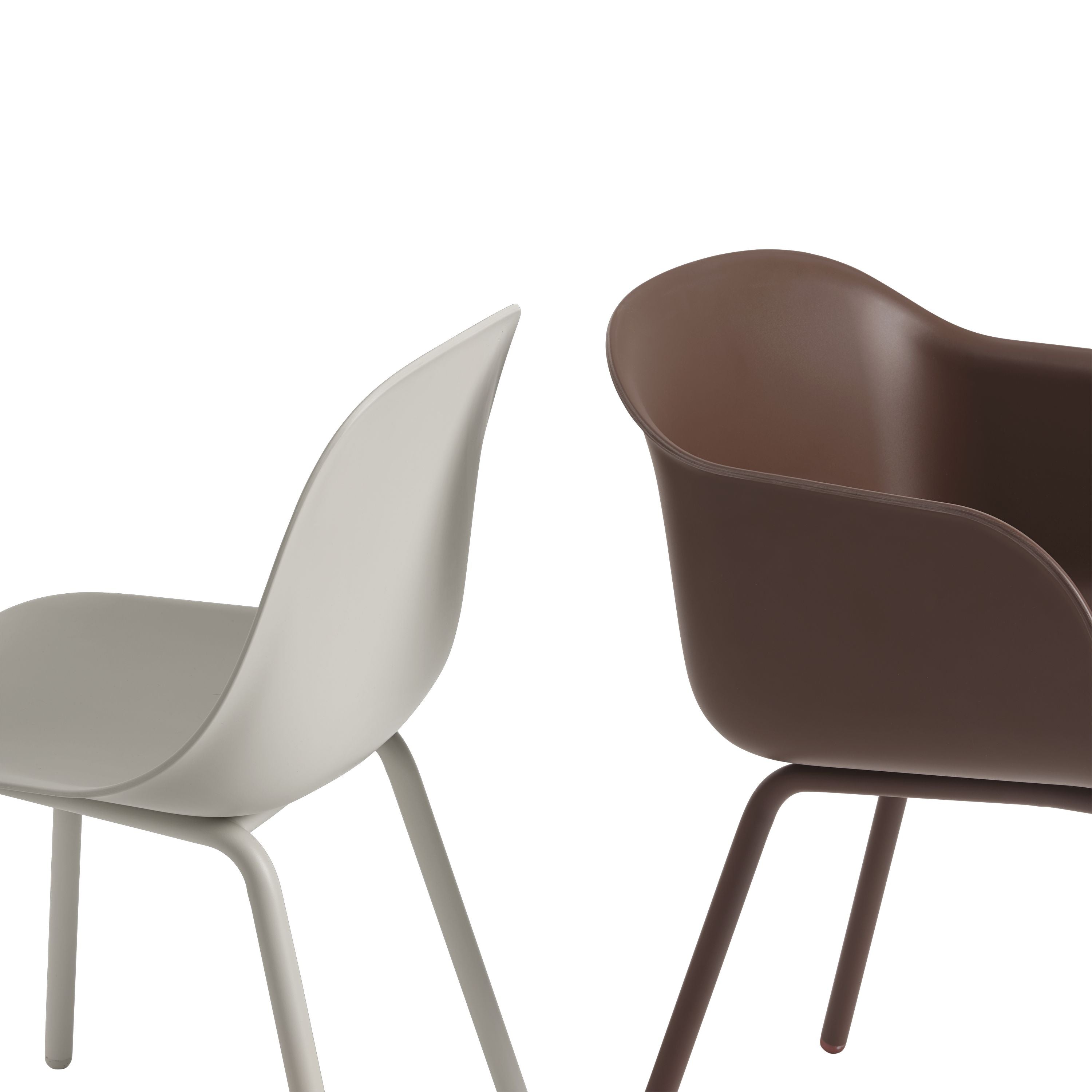 Muuto Vezel buiten fauteuil, grijs