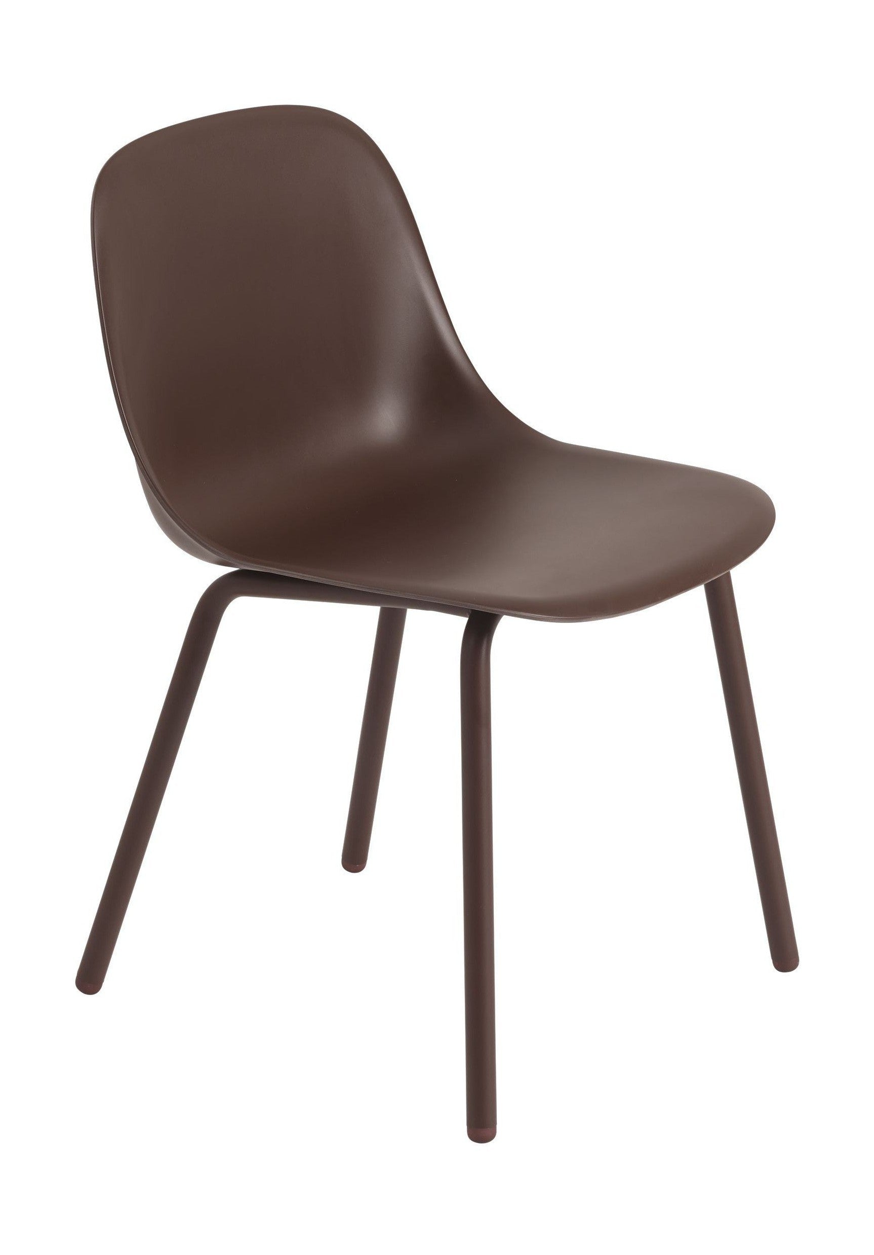 Muuto Vezel buitenstoel, bruin rood