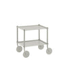 Muuto Flow Trolley 2 Layer, Grey