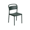 Muuto Linear Steel Side Chair, Dark Green