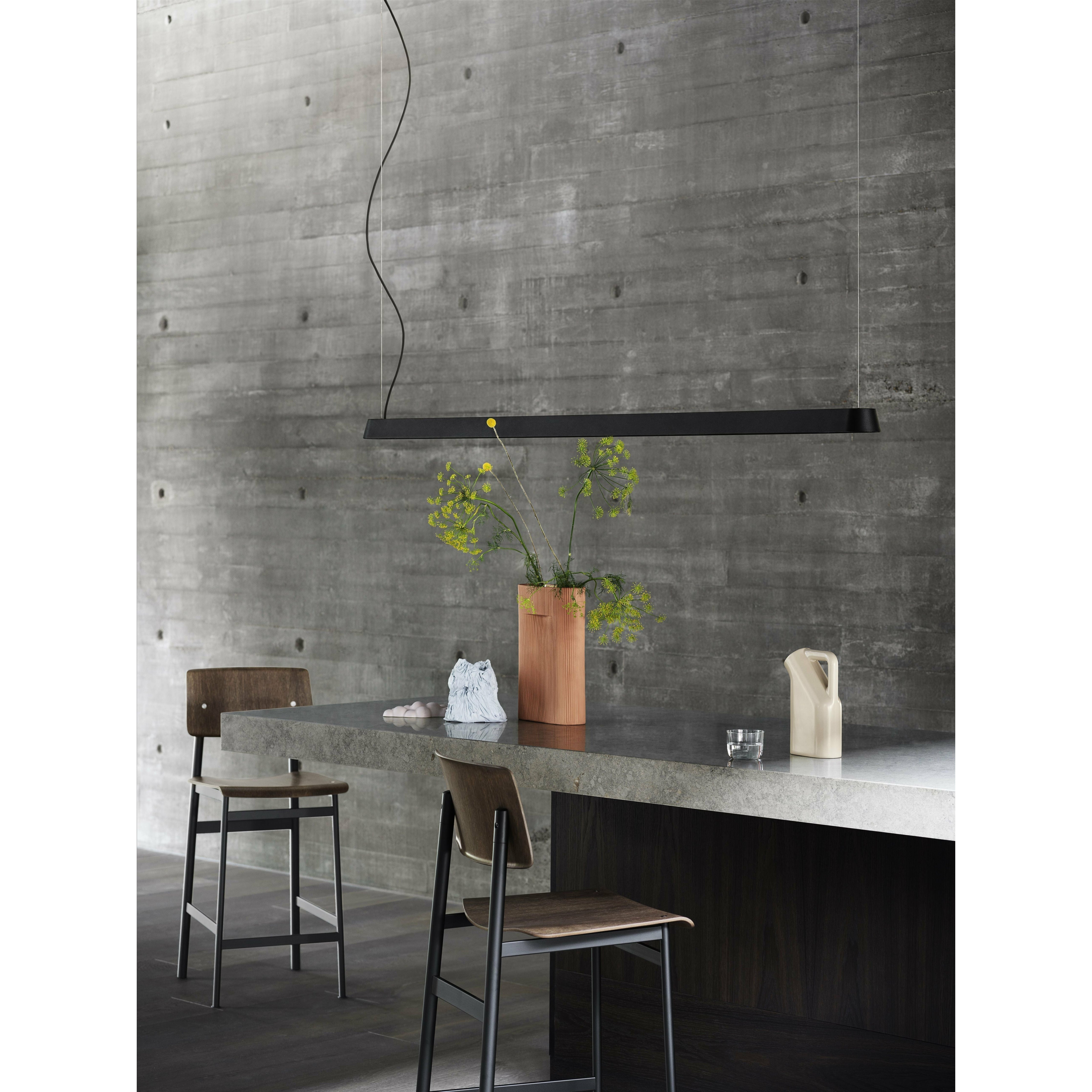 [product_category]-Muuto Linear Suspension Lamp 169 Cm, Black-Muuto-5713295093286-22518-MUU-4