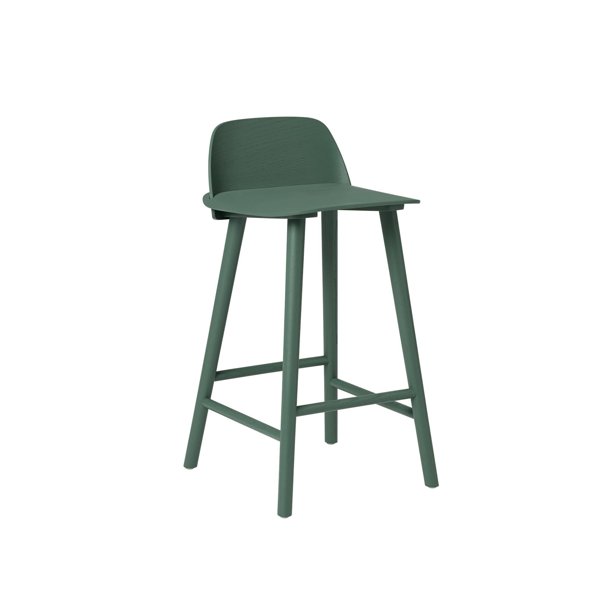 [product_category]-Muuto Nerd Bar Chair H 65 Cm, Green-Muuto-5713294831438-32034-MUU-1