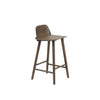 Muuto Nerd Counter Stool 65 Cm, Dark Brown Stained