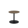 Muuto Soft Side Table øx H 41x40 Cm, Solid Smoked Oak/Black