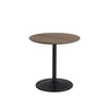 Muuto Soft Side Table øx H 48x48 Cm, Solid Oak/Black