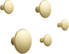 Muuto The Dots Hook Set Of 5 Metal, Brass