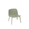  Visu Lounge Chair Wooden Legs Wooden Seat Dusty Green