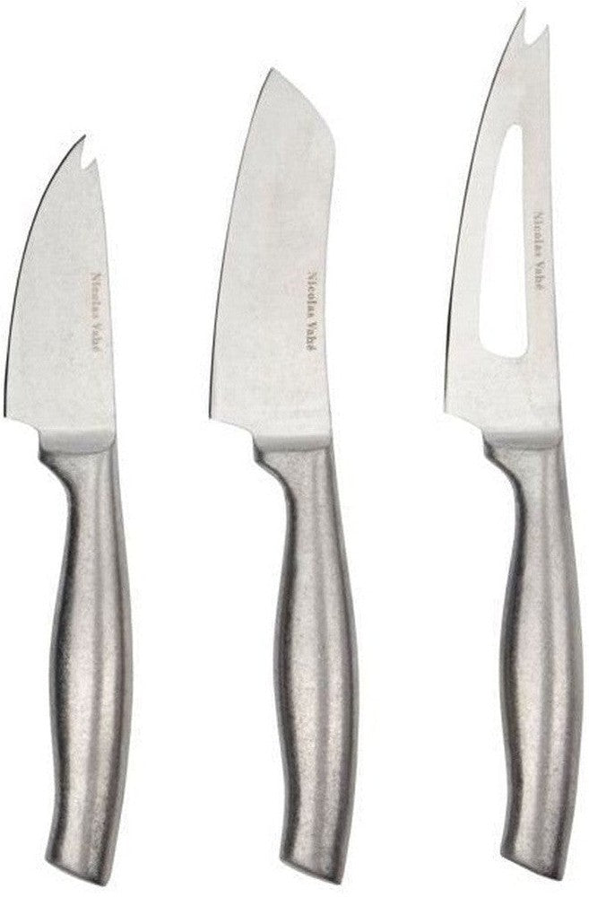 [product_category]-Nicolas Vahe Cheese knives, NVFromage, Silver finish-Nicolas Vahe-5707644821750-106660602-HOU-1