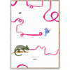 Paper Collective Charlie The Chameleon Poster, 50x70 Cm