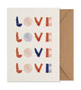 Paper Collective Love Folded Art Card Poster, A5