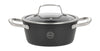 Pillivuyt Gourmet Travo Pot With Glass Lid ø20 Cm 2.1 Liter Black