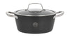 Pillivuyt Gourmet Travo Pot With Glass Lid ø24 Cm 3.8 Liter Black