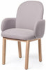 Puik Dost Dining Chair Wood, Lilac Grey