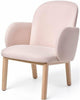  Dost Lounge Chair Wood Rosa