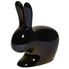 Qeeboo Baby Bunny Chair Metal Finish, Black Pearl