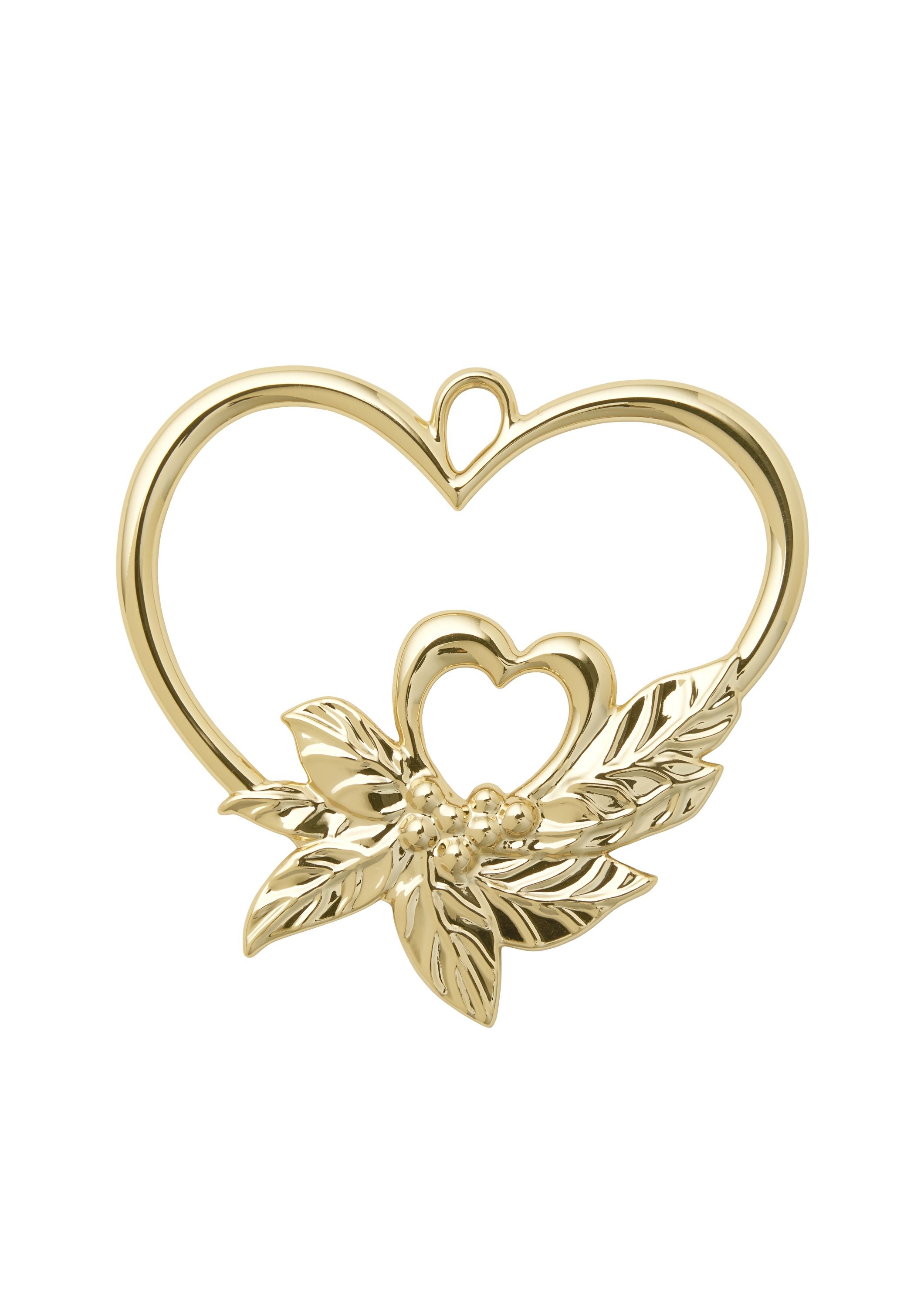 [product_category]-Rosendahl Double Heart H7 Cm Gold Plated-Rosendahl-5709513325802-32580-ROS-10