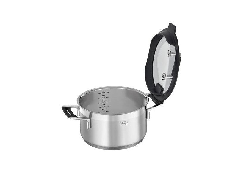 Rösle Silence Pro Pot met Glazen Deksel, ø 16 Cm 1,9 Liter