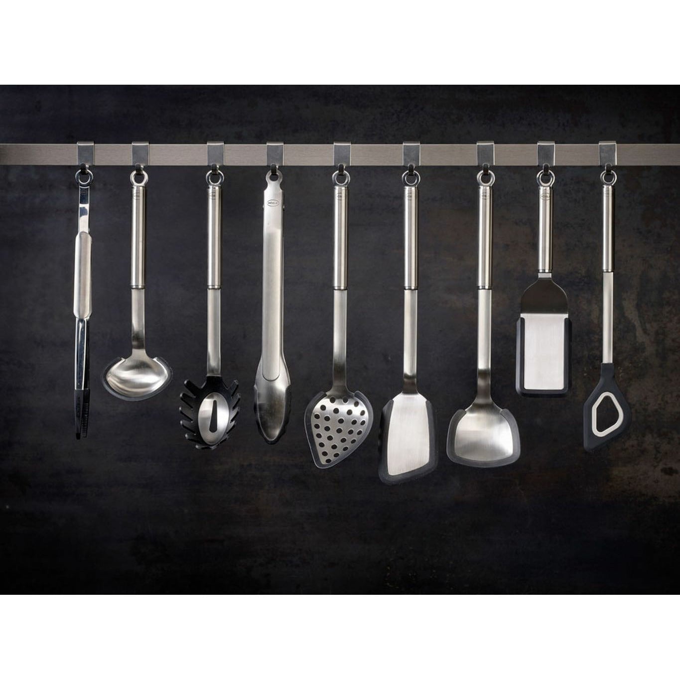 [product_category]-Rösle Universal Kitchen Tongs Lockable 30 Cm, Steel / Black-Rösle-4004293129871-22513-ROS-2