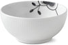 Royal Copenhagen Black Fluted Mega Bowl, 47 Cl