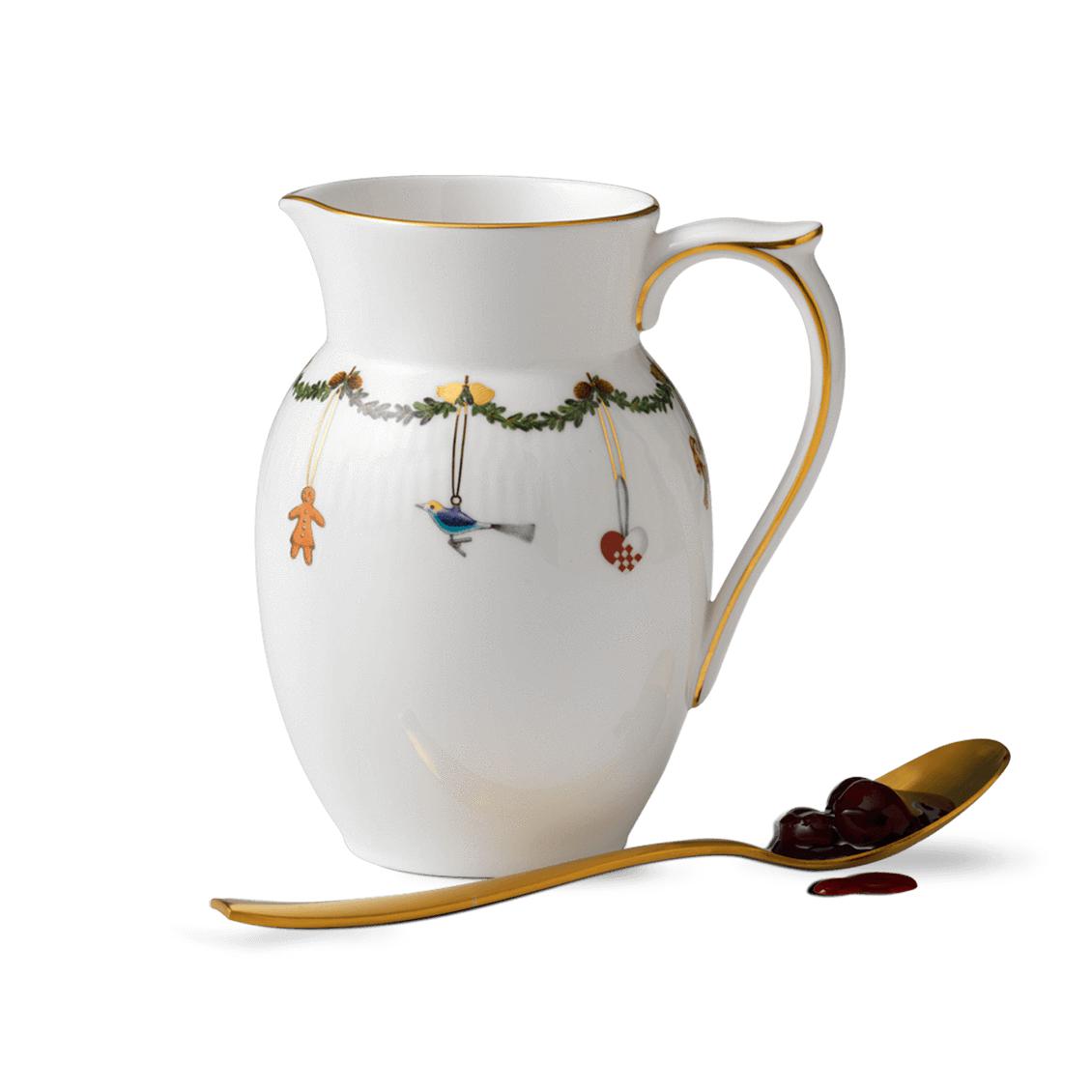 [product_category]-Royal Copenhagen Star Fluted Christmas Jug-Royal Copenhagen-5705140713616-1017447-ROY-3