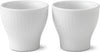 Royal Copenhagen White Fluted Egg Cup, 2pcs