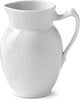 Royal Copenhagen White Fluted Jug, 38cl