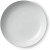 Royal Copenhagen White Fluted Modern Plate With High Rim, 25cm