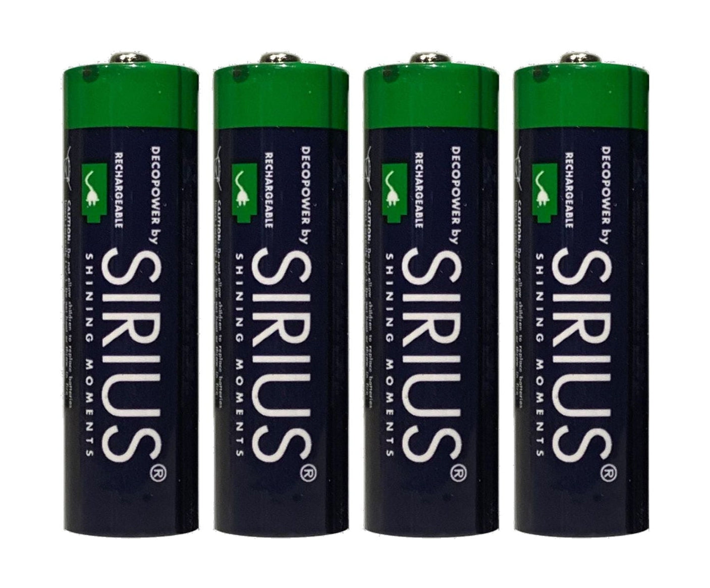 [product_category]-Sirius Deco Power Aa Rechargeable Batteries, 4 Pcs Set-Sirius-5707310888063-88806-SIR-1