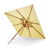 Skagerak Messina Parasol 300x300 Cm, Lemon/Sand Strip