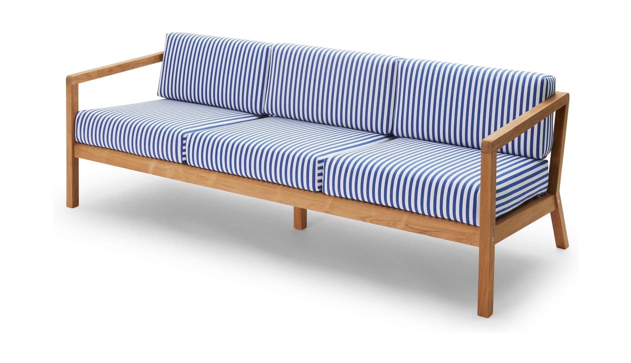 [product_category]-Skagerak Virkelyst 3 Seater Sofa, Sea Blue Stripe-Skagerak-5706420104353-1505778-SKA-1