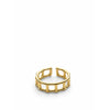 Skultuna Bambou Trail Ring Medium Gold Plated, ø1,73 Cm