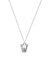 Skultuna French Bulldog Necklace, Silver Plated