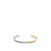 Skultuna Icon Thin Bracelet Medium Polished Steel/Gold Plated, ø16,5 Cm