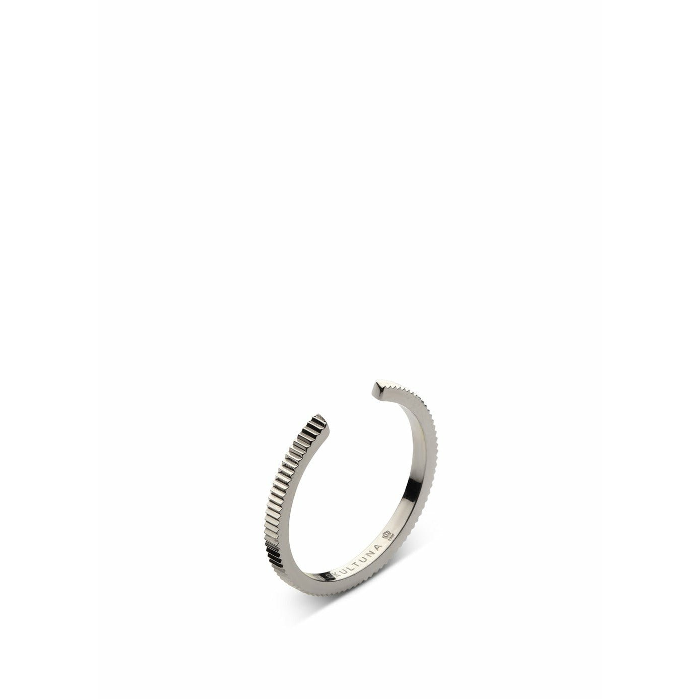 [product_category]-Skultuna Ribbed Thin Ring Medium Polished Steel, ø1,73 Cm-Skultuna-7340037818821-1807-M-SKU-1