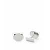 Skultuna The Black Tie Cufflink Oval, Silver Plated