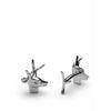 Skultuna The Nordic Wildlife Cufflink Deer, Polished Steel