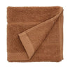 Södahl Line Washcloth 30x30, Toffee Brown