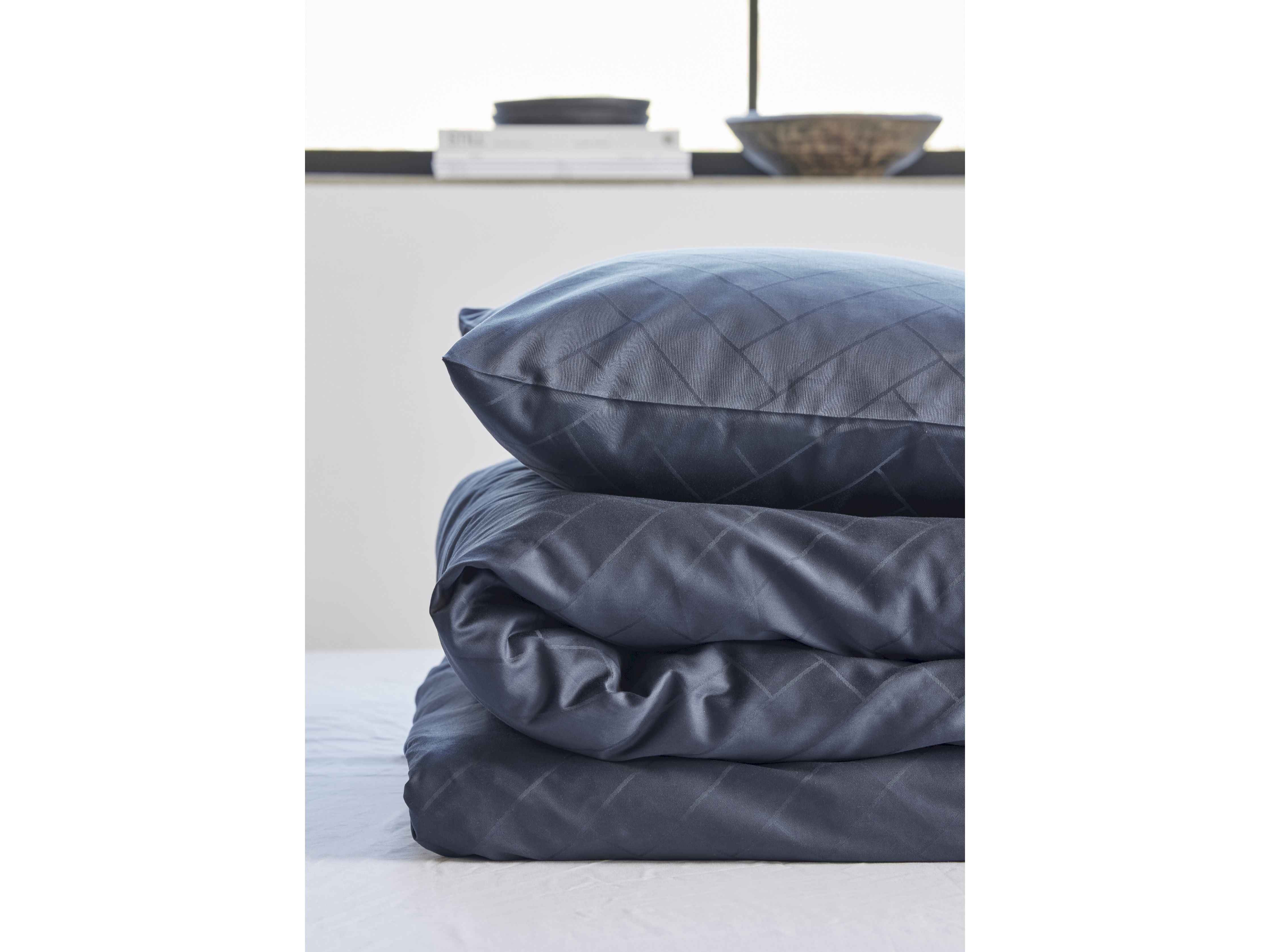 [product_category]-Södahl Tiles Bed Linen 140x220 Cm, Ink Blue-Södahl-5722000272069-27206-SOD-4