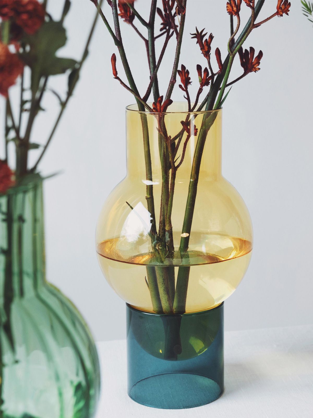 [product_category]-Studio About Bubble Tube Vase, Yellow-Studio About-5714356013007-90270Y-STU-7